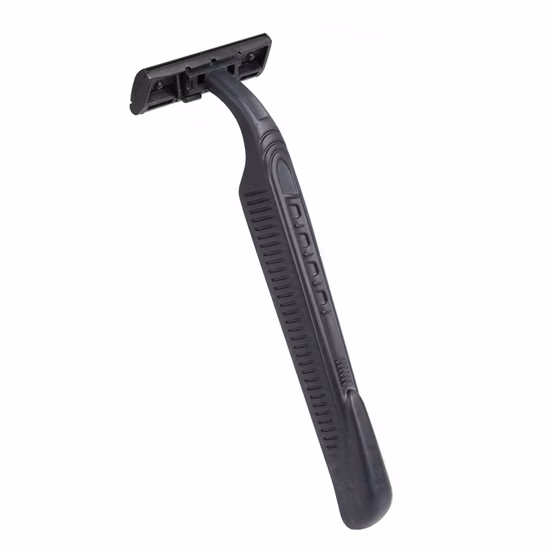 D211 Factory Price Plastic Razor Twin Blade Feature One Time Use Shaving Razor