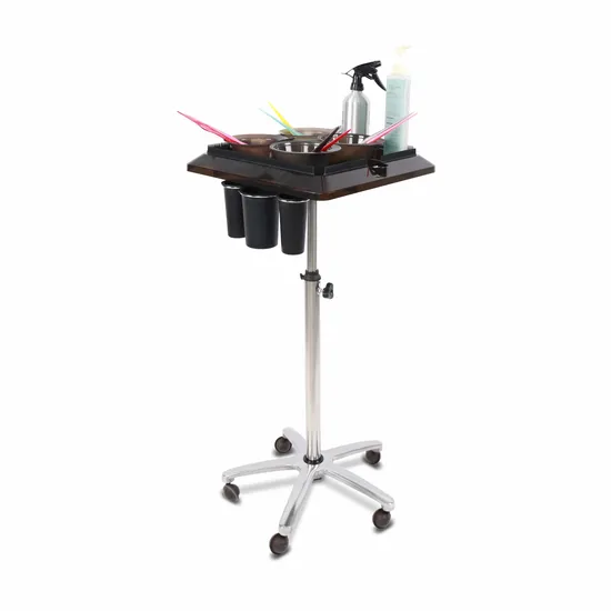 Movable Hair Extension Tool Tray Hair Extension Tool Cart for Salon Mall Store Barber Hair Extension Tool