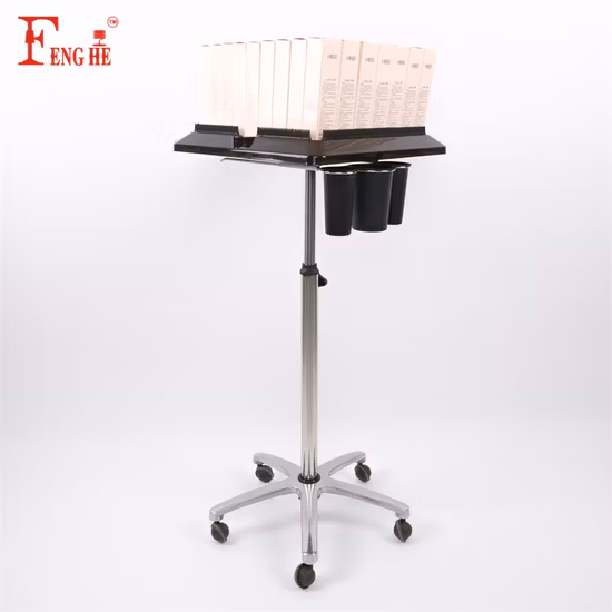 Bandeja de ferramentas de extensão de cabelo móvel carrinho de ferramentas de extensão de cabelo para salão de beleza loja barbeiro ferramenta de extensão de cabelo