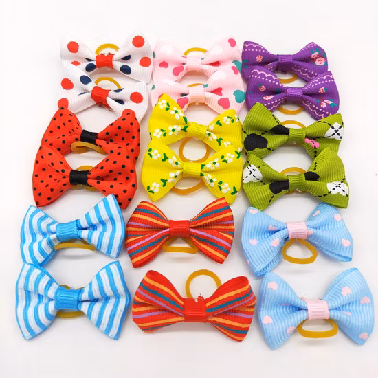 Acessórios para cabelo feitos à mão para animais de estimação