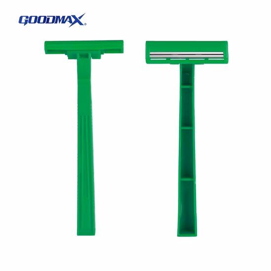 Máquina de barbear masculina Twin Blade com lubrificação